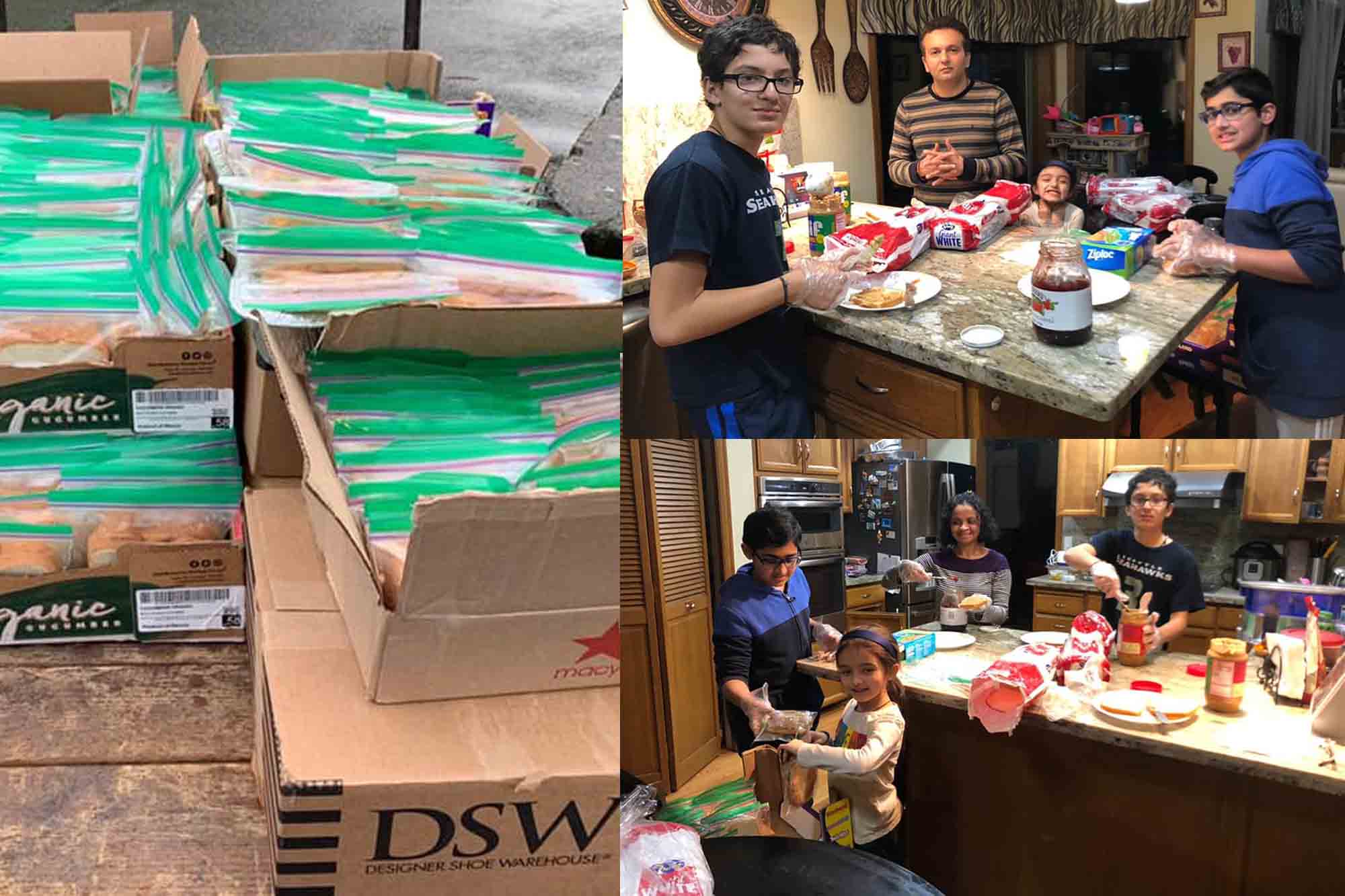 Cooked meals for the homeless