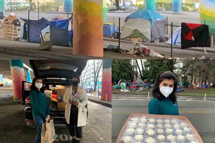 Over 125 homeless people were helped today