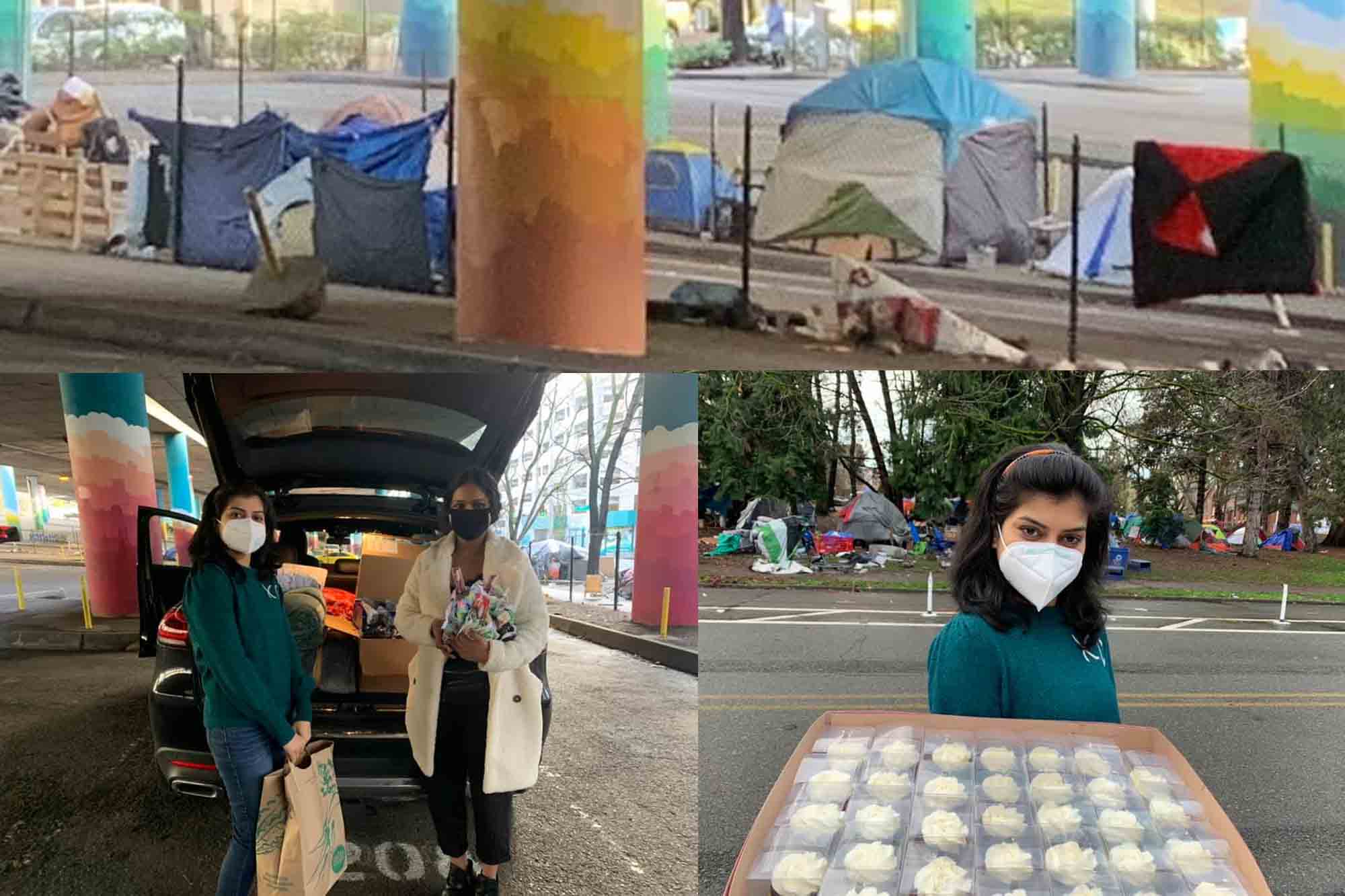 Over 125 homeless people were helped today