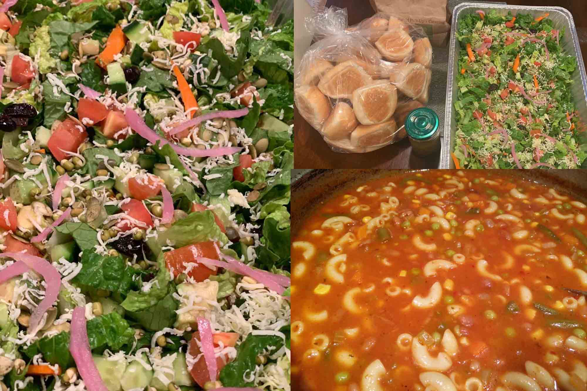 Food donated for homeless women