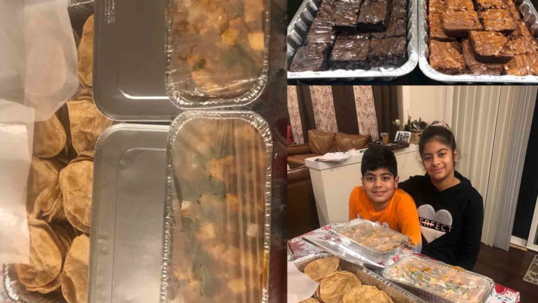 Indian treat for homeless women guest